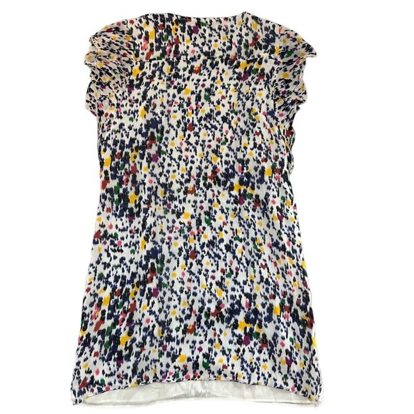 Derek Lam IO Crosby Dress, Multicolored, Ruffled, Line Buttons, Women 2 - Picture 2 of 10